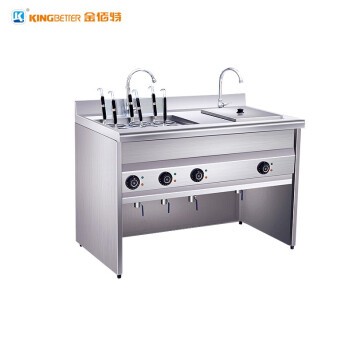 金佰特 KING BETTER 六头商用电热煮面炉 喷流式连汤池煮面机汤面炉 电煮炉煮粉机煮饺子炉D-ZMLLTC-6TJ